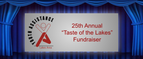 Ludus Graphics (4) Graphic for 25th Annual Taste of the Lakes Fundraiser for Lakes Area Youth Assistance